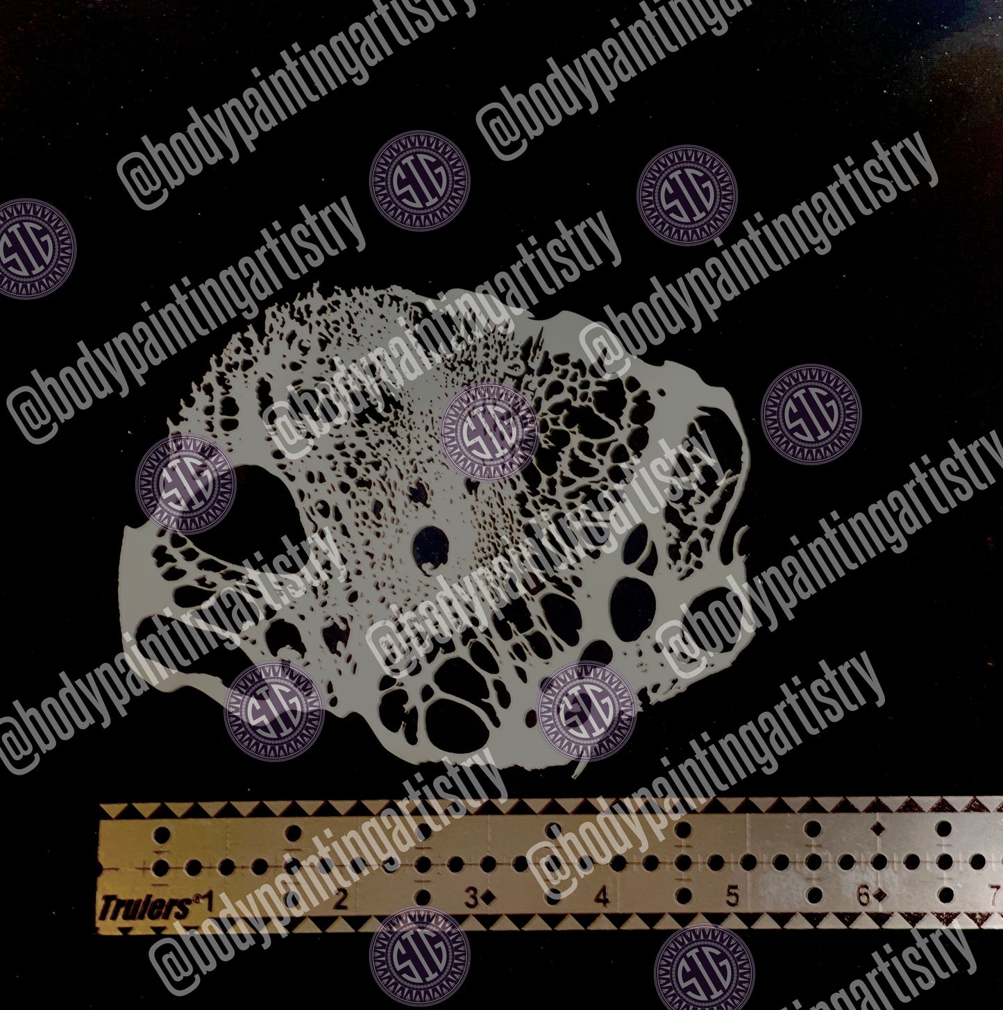 Zombie Melt Stencils 3/PK