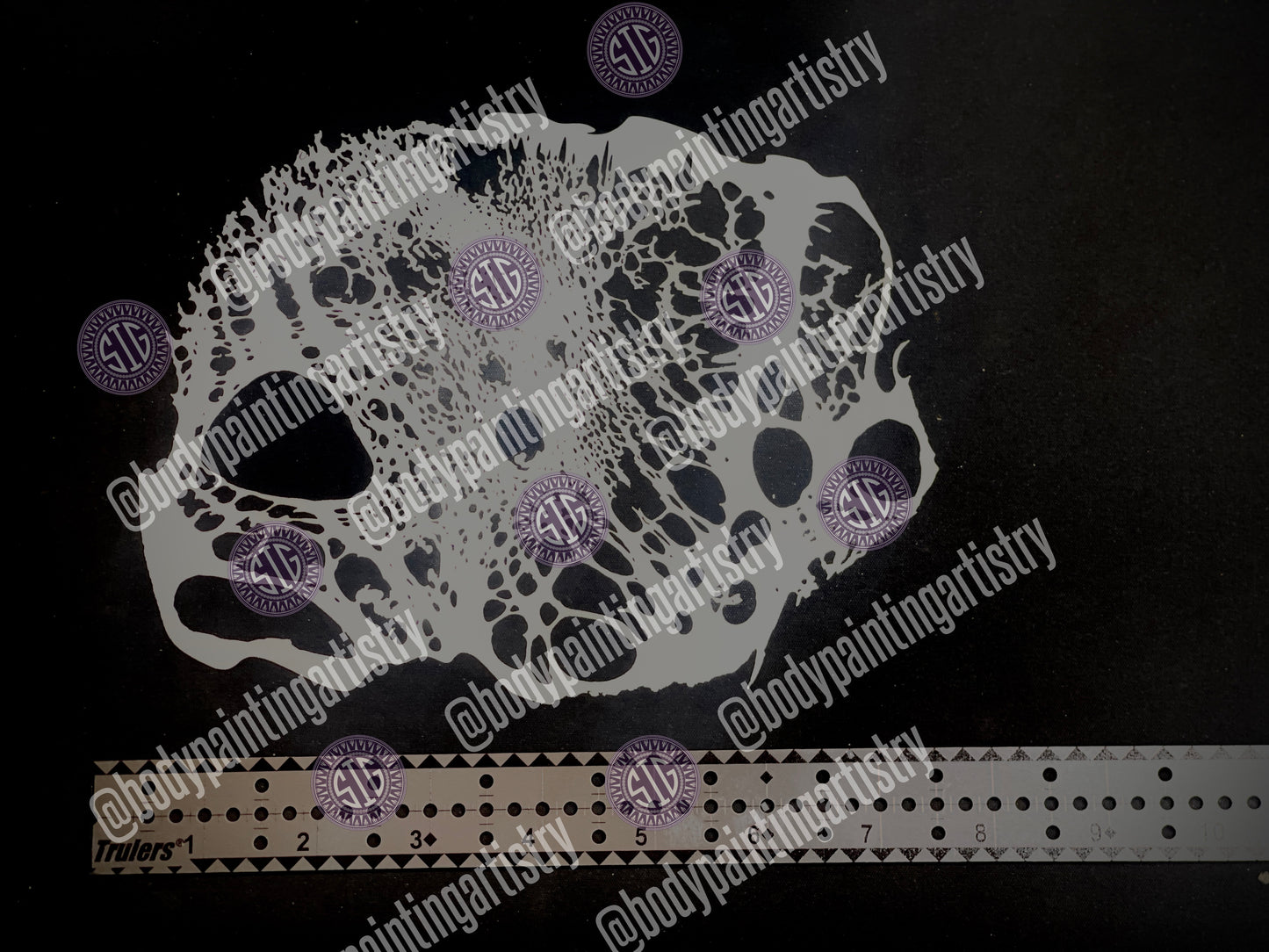 Zombie Melt Stencils 3/PK